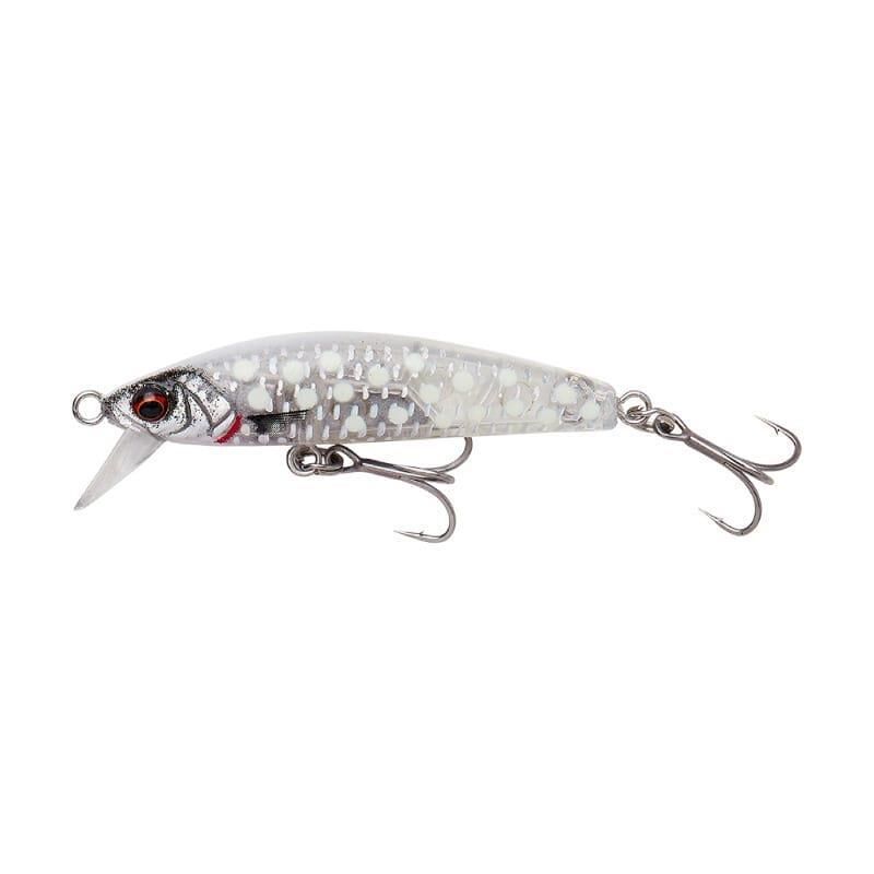 Savage Gear Gravity Minnow 5 cm 8 gr Fast Sinking Suni yem Crystal White Glow