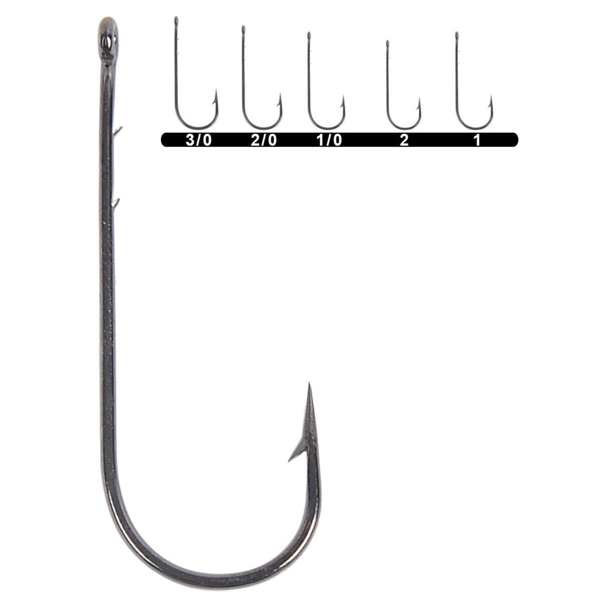 Youvella Black Nikel Delikli Olta İğnesi Black Nickel - NO:1/0
