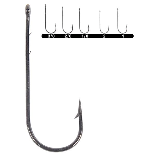 Youvella Black Nikel Delikli Olta İğnesi Black Nickel - NO:1/0
