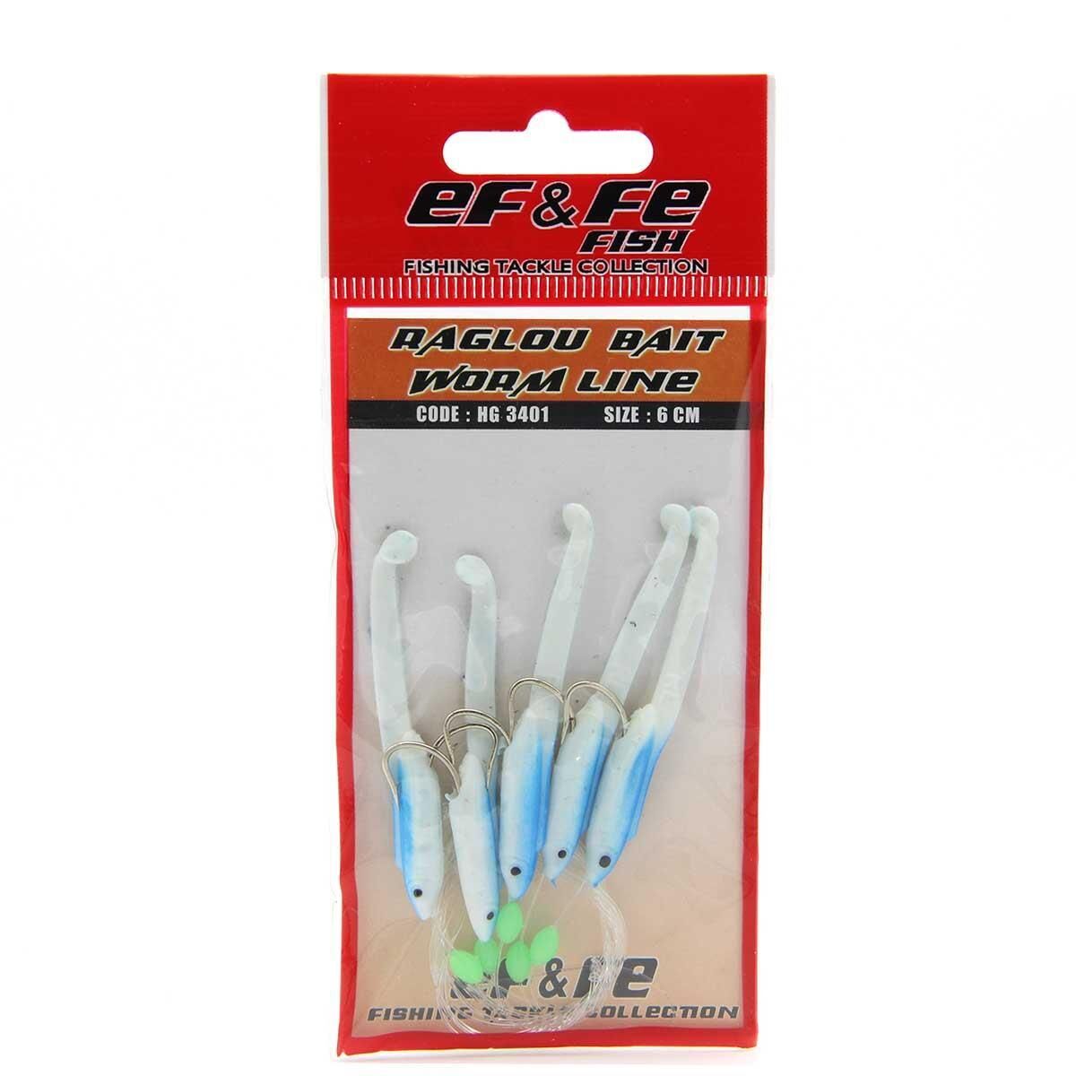 Effe Raglou Kurt Çapari Silikon Yem 6 cm