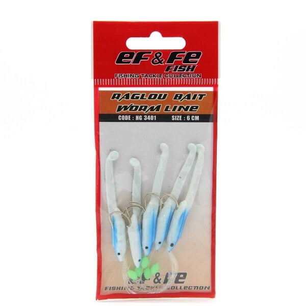 Effe Raglou Kurt Çapari Silikon Yem 6 cm