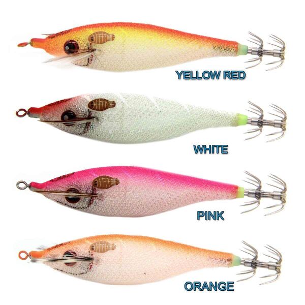 Dtd Retro Bukva 70mm 9.80gr 2.5 Glow Kalamar Zokası Yellow/Red