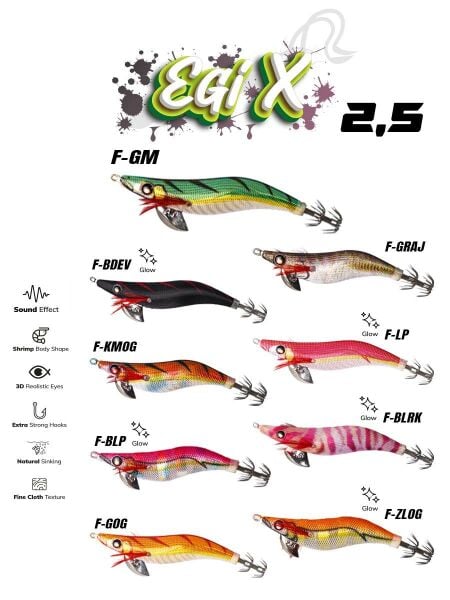 Fujin EGİX 2.5 10gr Kalamar Zokası