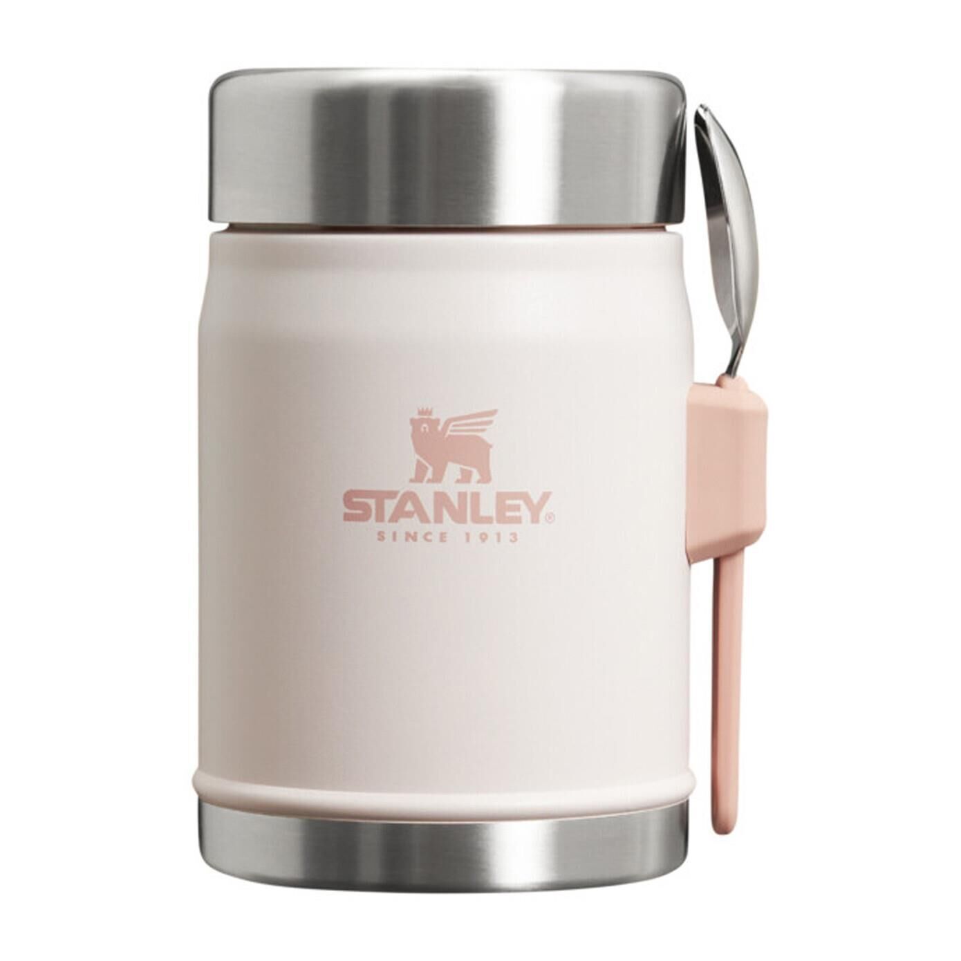 Stanley Klasik Paslanmaz Çelik Yemek Termosu Kaşıklı 0,40 Lt AÇIK PEMBE