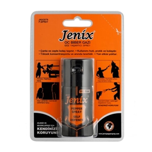Jenix OC Biber Gazı Göz Yaşartıcı Sprey 60 ML