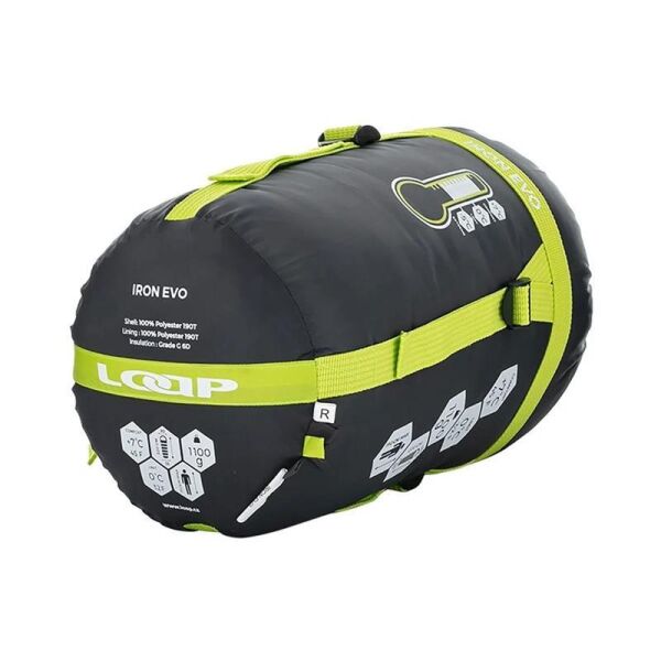 Loap İron Evo -5°C Uyku Tulumu [Siyah|Yeşil]