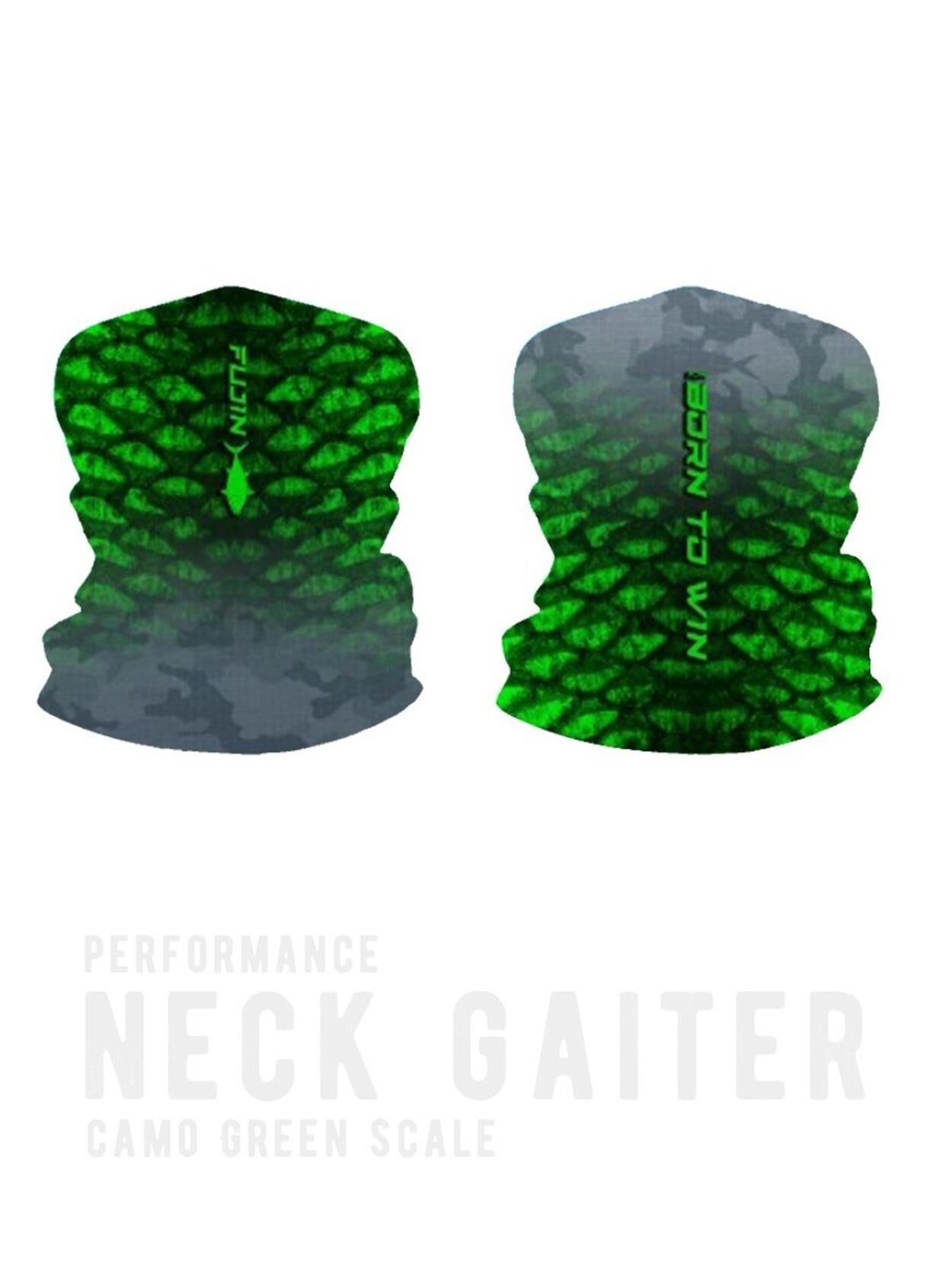 Fujin Neck Gaiter Boyunluk Camo Green Scale Camo Green