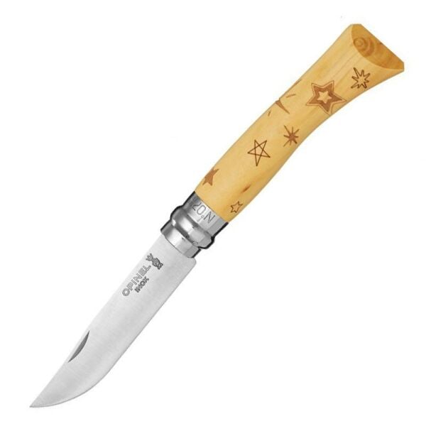 Opinel Inox No.7 Yıldız İşleme Çakı (001549)
