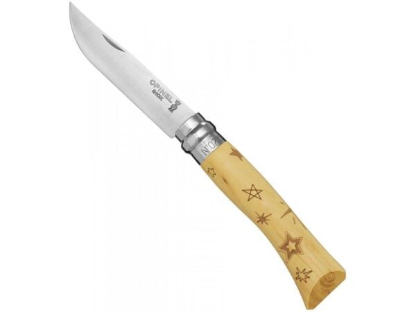 Opinel Inox No.7 Yıldız İşleme Çakı (001549)