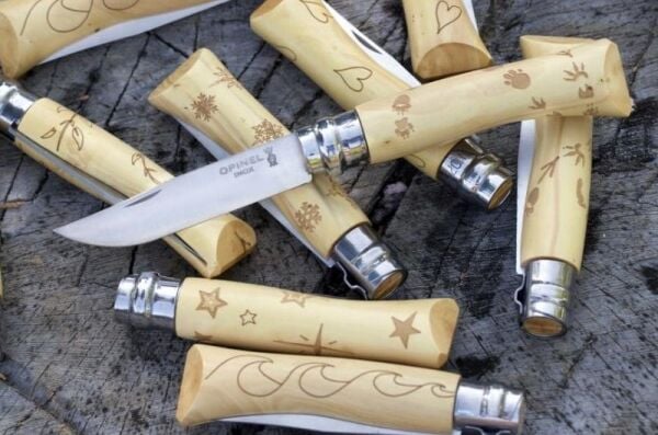 Opinel Inox No.7 Yıldız İşleme Çakı (001549)