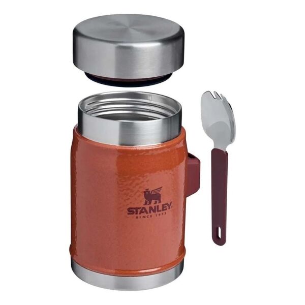 Stanley Klasik Paslanmaz Çelik Yemek Termosu Kaşıklı 0,40 Lt Hammertone Clay