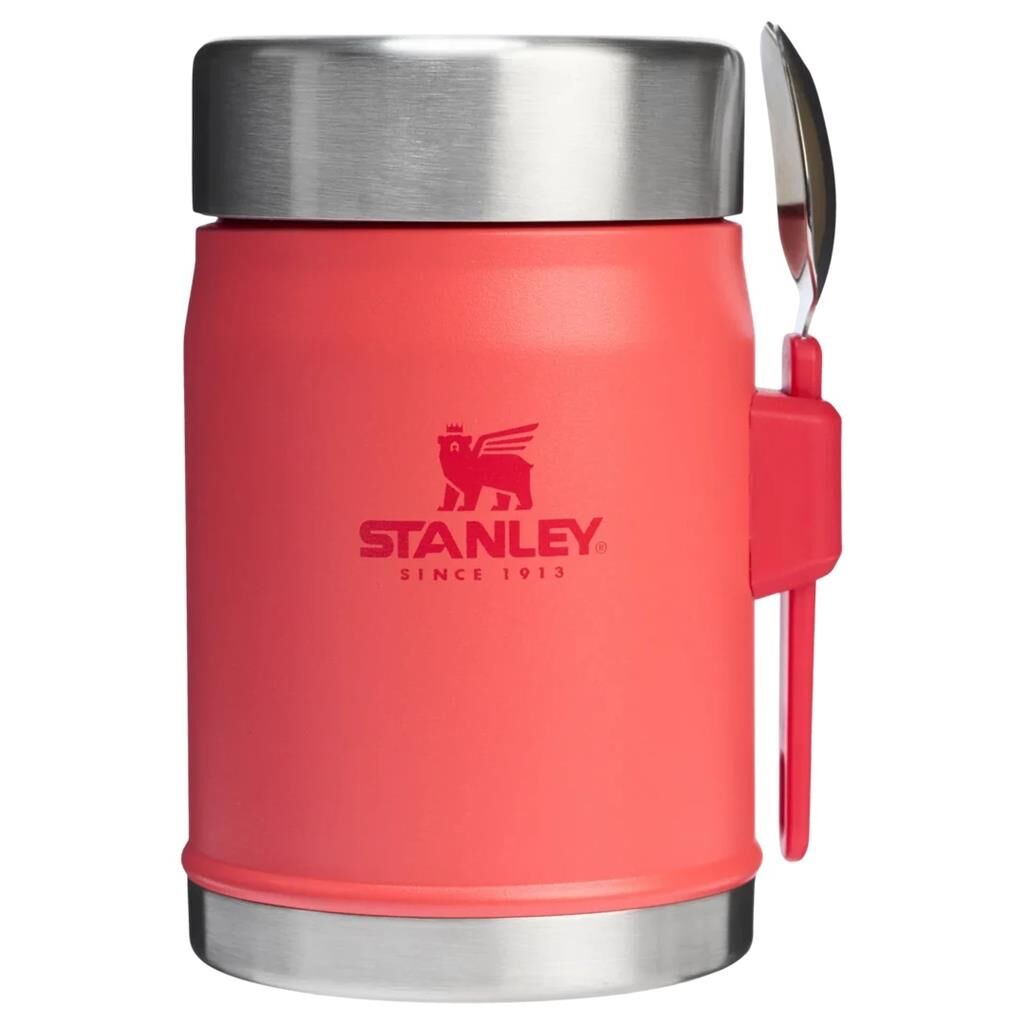 Stanley Klasik Paslanmaz Çelik Yemek Termosu Kaşıklı 0,40 Lt Hot Coral