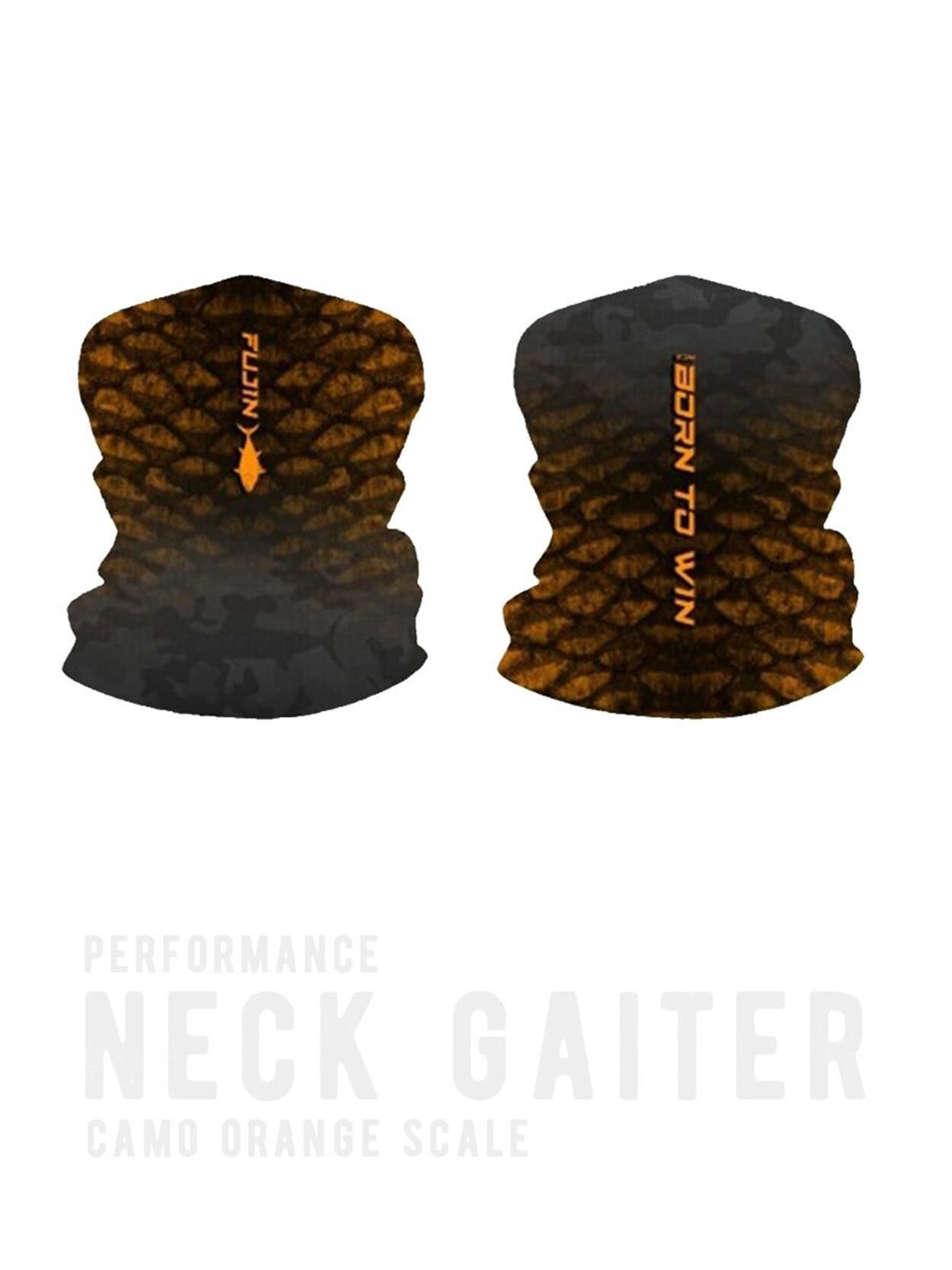 Fujin Neck Gaiter Boyunluk Camo Orange Scale Camo Orange