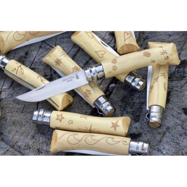 Opinel Inox No.7 Waves İşleme Çakı (001552)