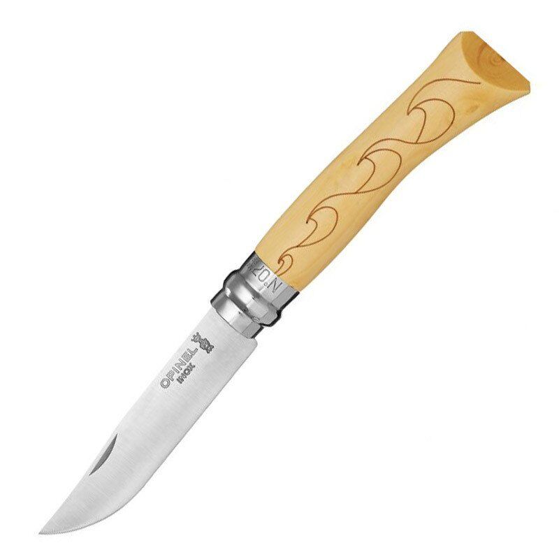 Opinel Inox No.7 Waves İşleme Çakı (001552)