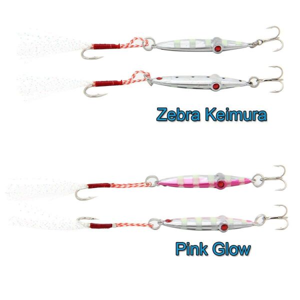 Fujin Baby Squid 7gr 4cm Jig Yem Zebra Keimura