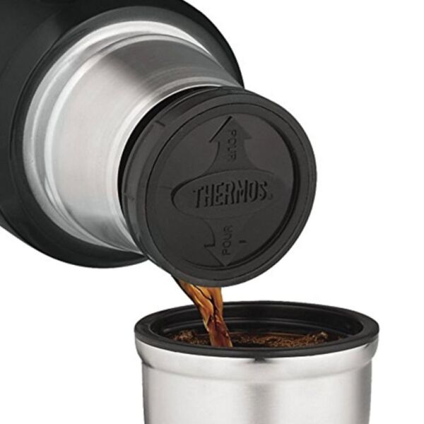Thermos Stainless King Large 1,2 Lt Termos Matte Black