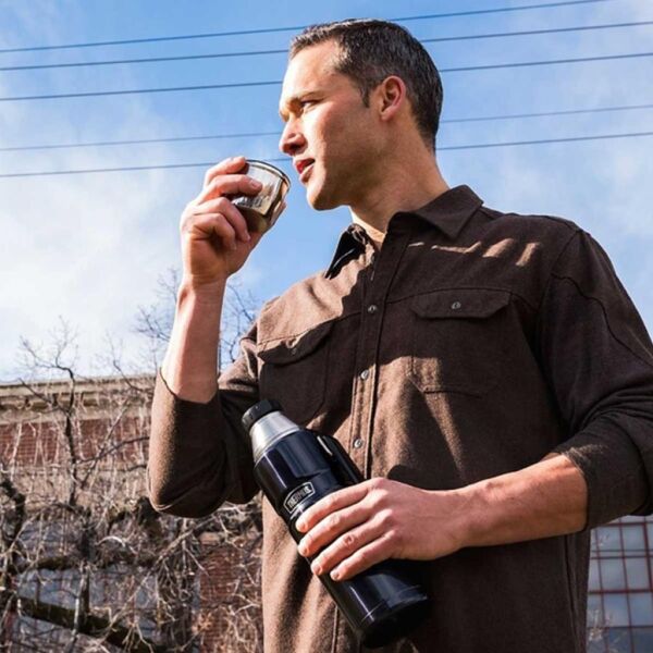 Thermos Stainless King Large 1,2 Lt Termos Matte Black