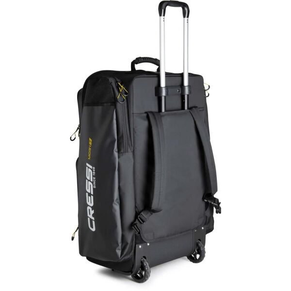 Cressi Moby 7 Tekerlekli Dalış Çantası BLACK - 115 L