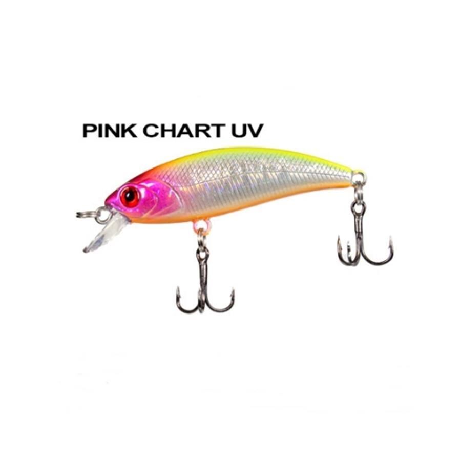 Ryuji Baby Minnow Sinking 5cm 4.5gr Maket Yem PINK CHART