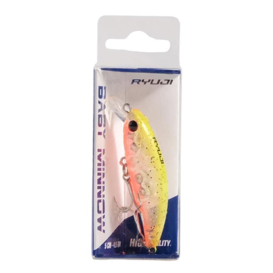 Ryuji Baby Minnow Sinking 5cm 4.5gr Maket Yem Natural Shirimp