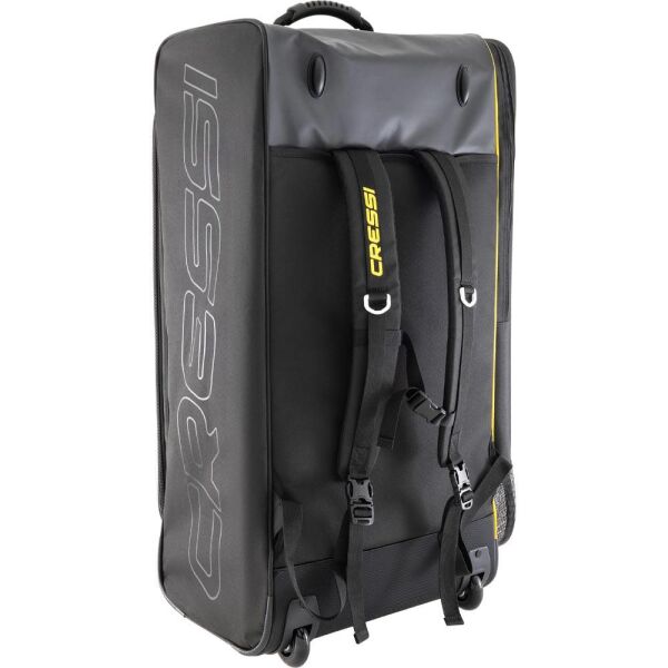 Cressi Moby 2 Tekerlekli Dalış Çantası BLACK/YELLOW - 110 L