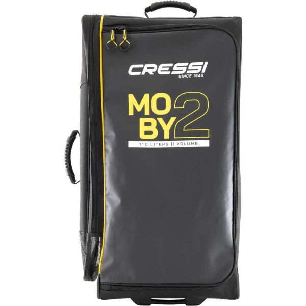 Cressi Moby 2 Tekerlekli Dalış Çantası BLACK/YELLOW - 110 L