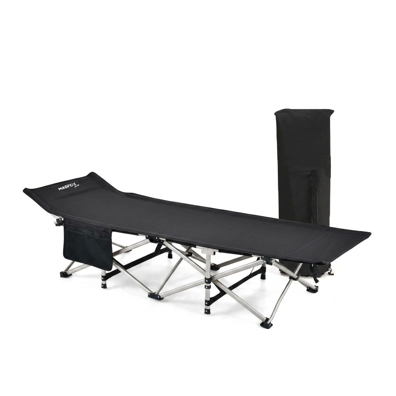 Madfox AeroLift Katlanır Kamp Yatağı Kampet BLACK