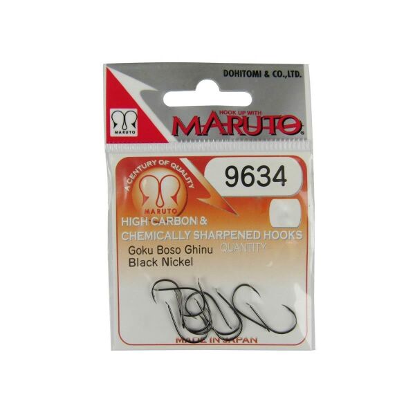 Maruto 9634-BN Gokuboso Curved Black Nikel Olta İğnesi