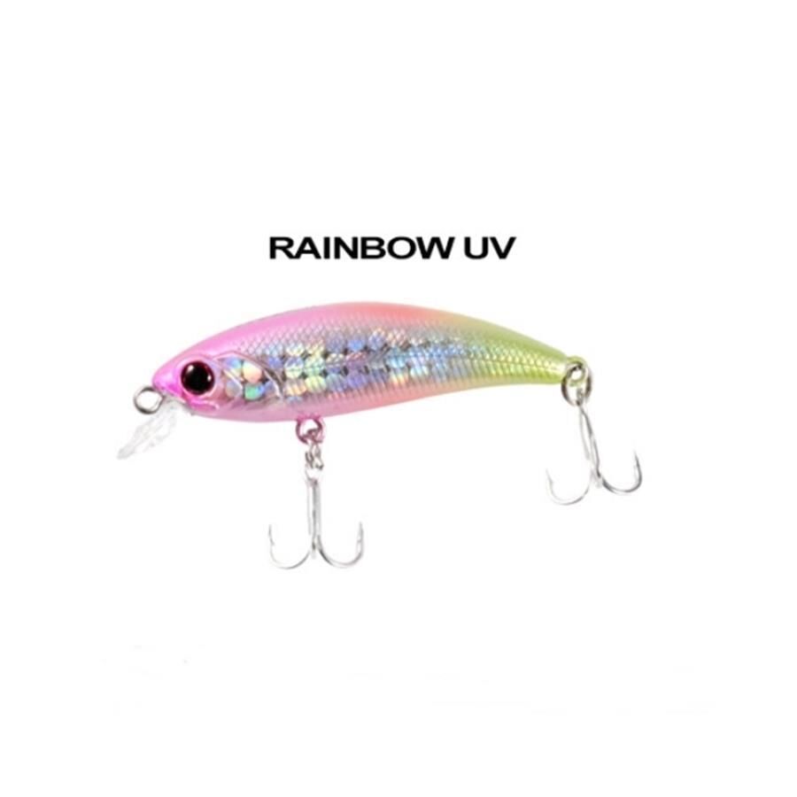 Ryuji Baby Minnow Sinking 5cm 4.5gr Maket Yem RAINBOW UV
