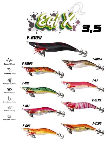 Fujin EGİX 3.5 20gr Kalamar Zokası