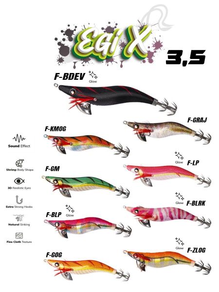 Fujin EGİX 3.5 20gr Kalamar Zokası