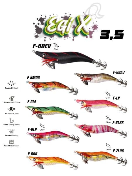 Fujin EGİX 3.5 20gr Kalamar Zokası