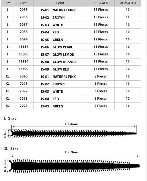 Marukyu Isome (L) 11 cm Silikon Yem [Kum Solucanı]