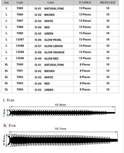 Marukyu Isome (L) 11 cm Silikon Yem [Kum Solucanı]