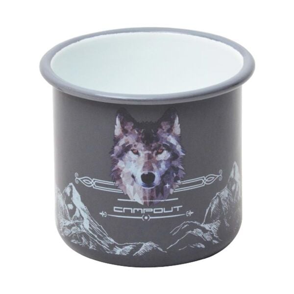 Campout Emaye Kupa Gri GRİ
