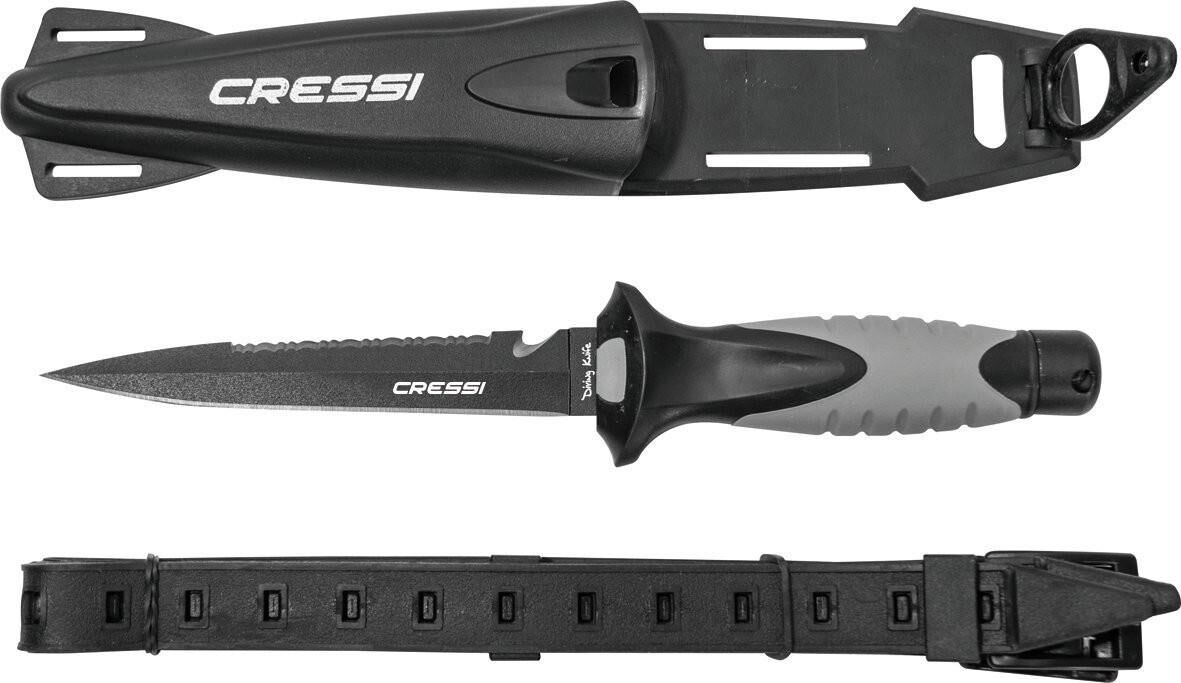 Cressi Finisher Black\Silver Dalış Bıçağı