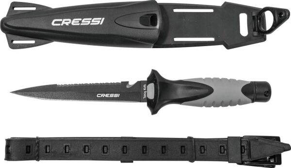 Cressi Finisher Black\Silver Dalış Bıçağı