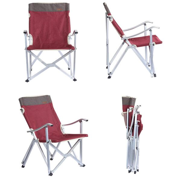 Madfox Dachuan Katlanır Kamp Sandalyesi BORDO