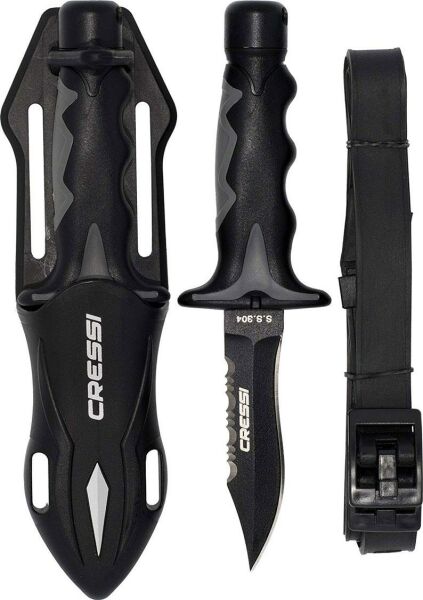 Cressi Predator Black\Silver Dalış Bıçağı