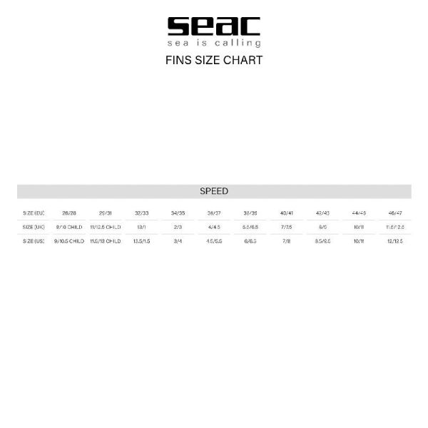 Seac Sub Speed Palet (Siyah) 46 - 47