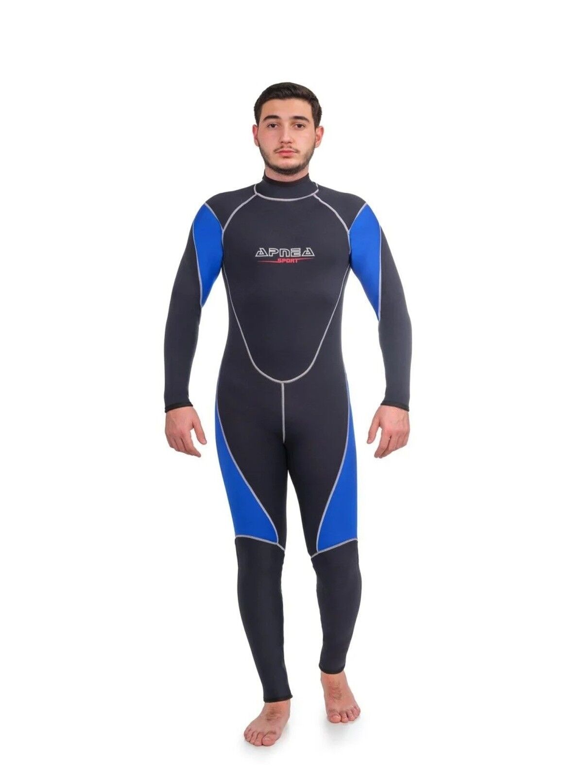 Apnea Sport 3 mm Uzun Dalış Elbise SİYAH/MAVİ - M