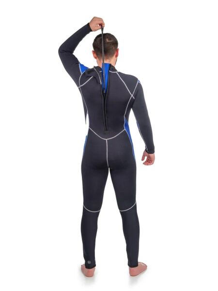 Apnea Sport 3 mm Uzun Dalış Elbise SİYAH/MAVİ - XL