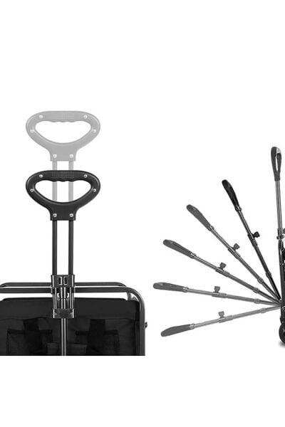 Madfox Voyager Katlanır Çok Amaçlı Yük Taşıma Arabası [Vagon] BLACK