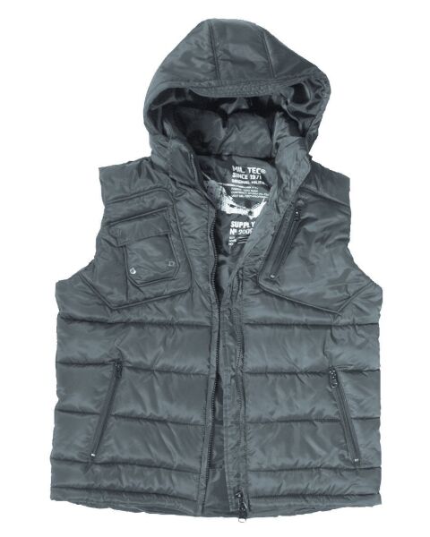 Sturm Siyah Şapkalı Yelek