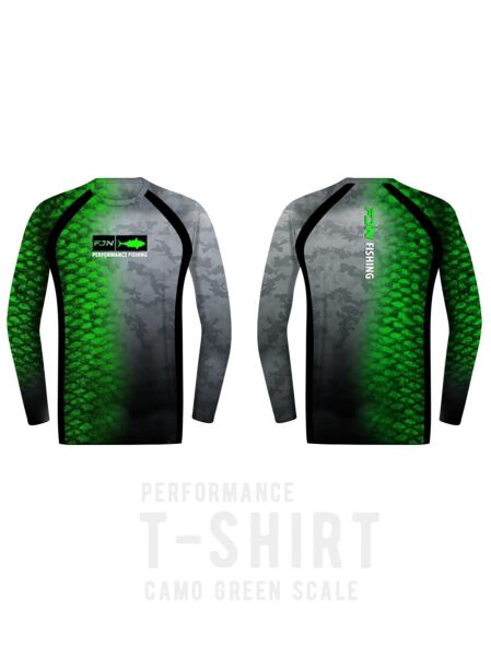 Fujin Performance T-Shirt Camo Green Scale Camo Green Scale - XL