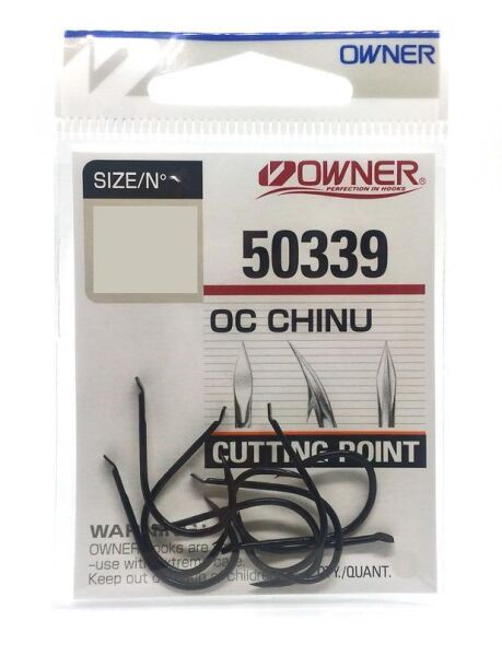 Owner 50339 Siyah Çarpraz Dövme Olta İğnesi SİYAH - NO:4