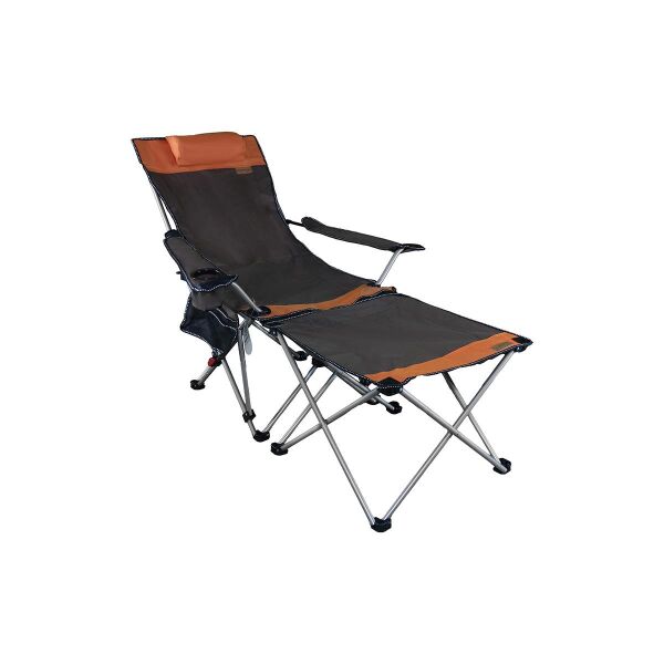 Madfox Prowler 3 Kademeli Yatabilen Kamp Sandalyesi Brown/Orange