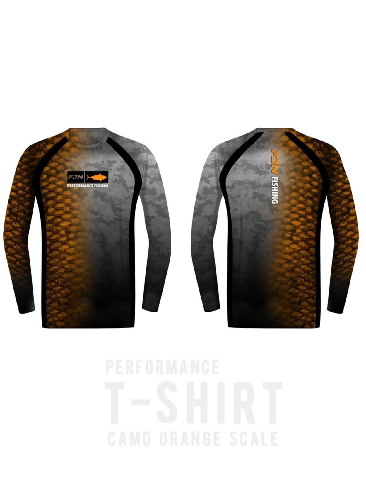 Fujin Performance T-Shirt Camo Orange Scale Camo Orange Scale - L