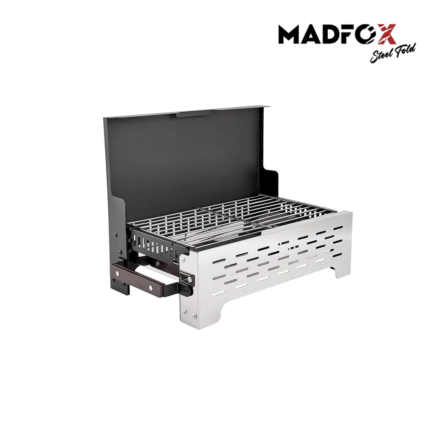 Madfox SteelFold Paslanmaz Çelik Katlanabilir Mangal SİLVER